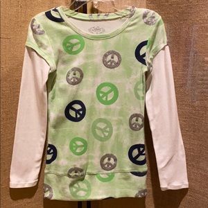 Justice “peace” graphic tee